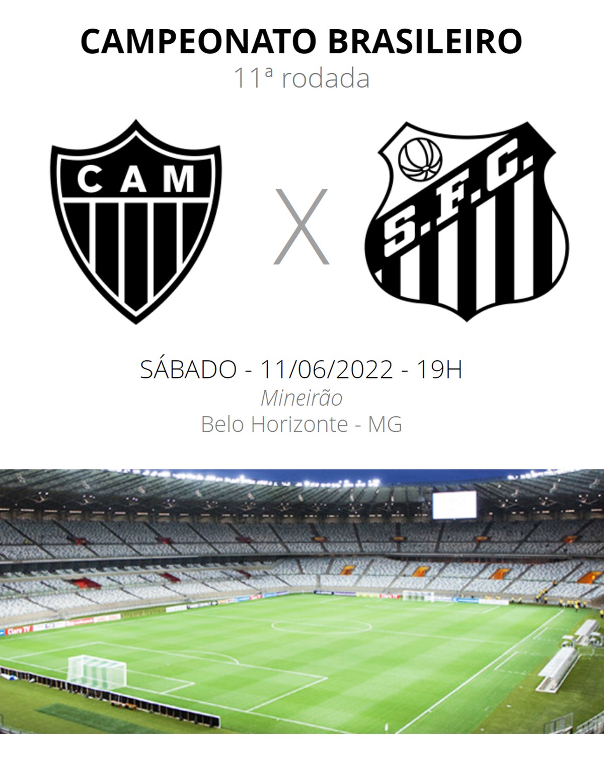 Assistir Atlético-MG x Santos online - Futebol Bahiano