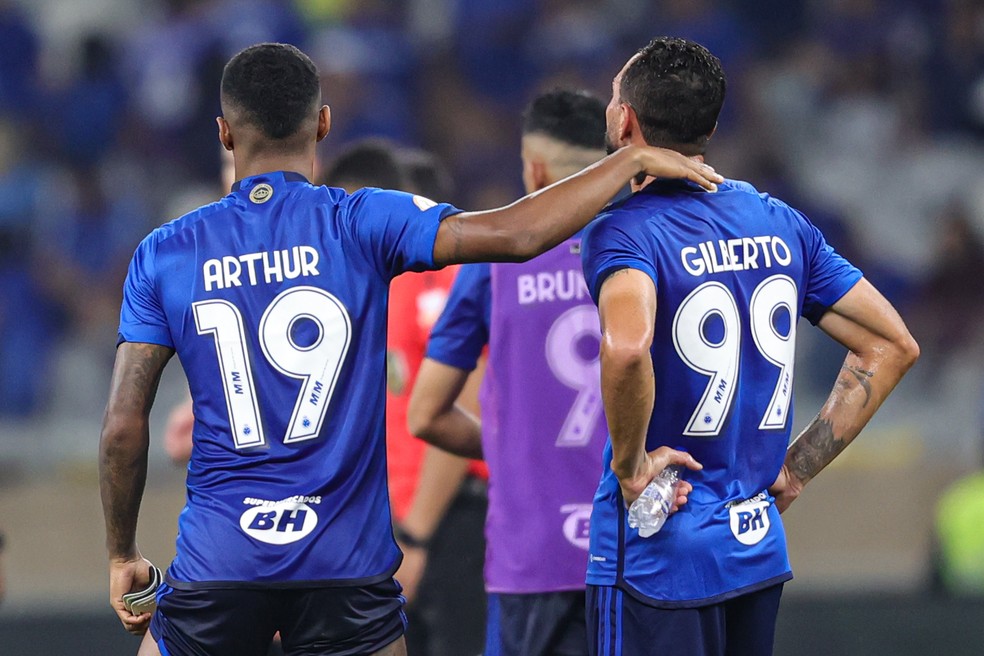 Gilberto e Arthur Gomes Cruzeiro — Foto: Gilson Lobo/AGIF