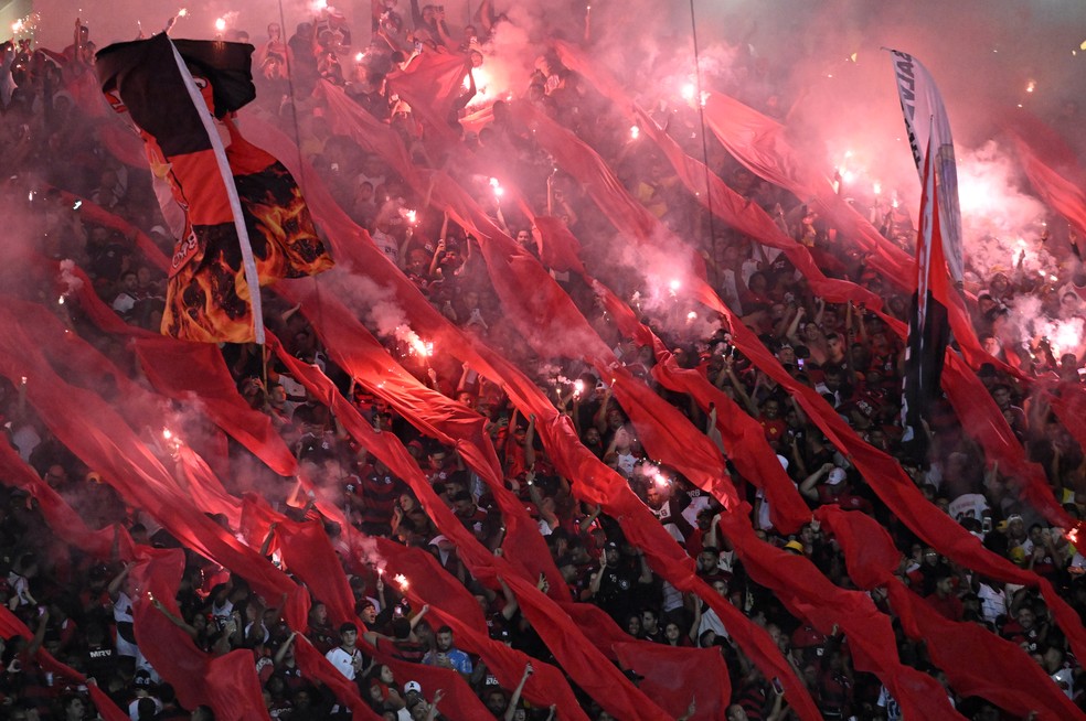 Torcida do Flamengo no Maracanã — Foto: André Durão
