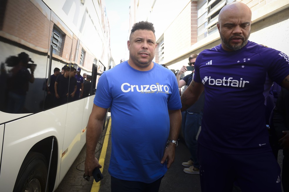 Ronaldo na Vila Capanema para Coritiba x Cruzeiro — Foto: Staff Images / Cruzeiro