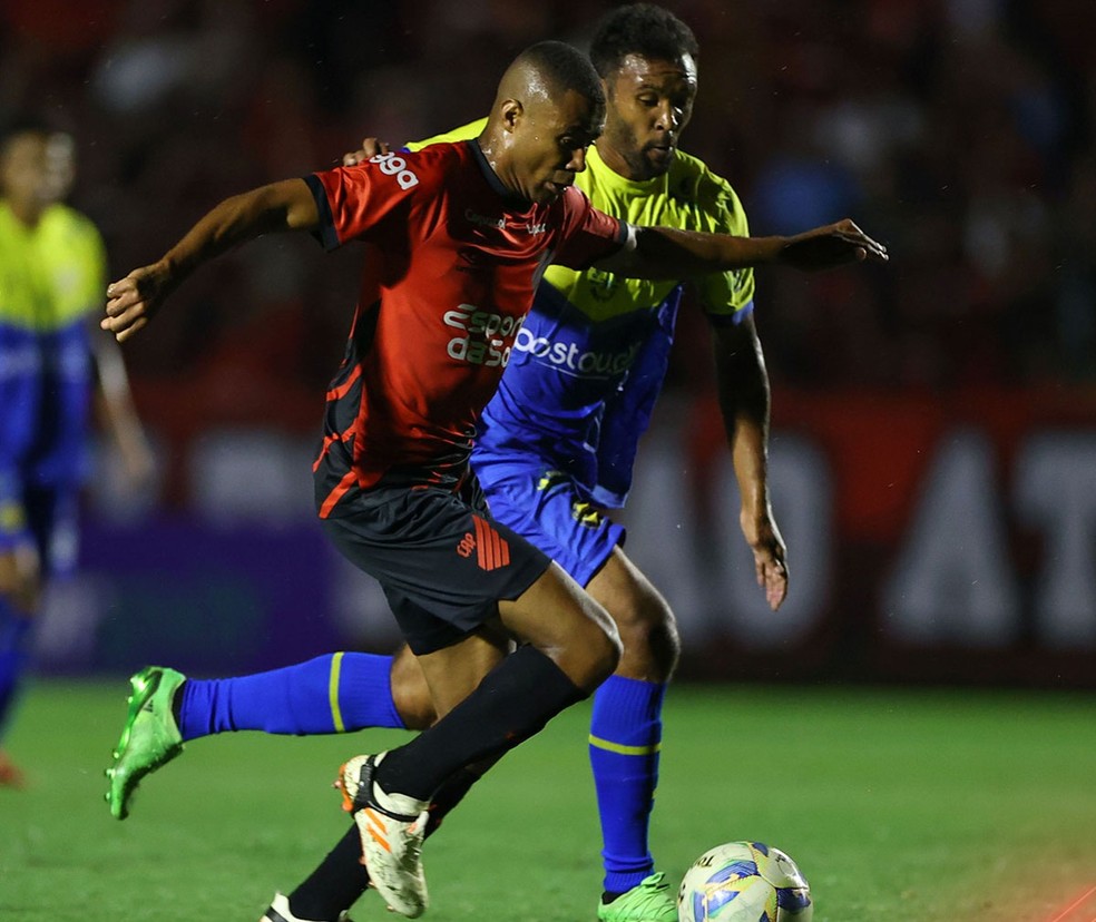 Erick em Andraus x Athletico — Foto: José Tramontin/Athletico