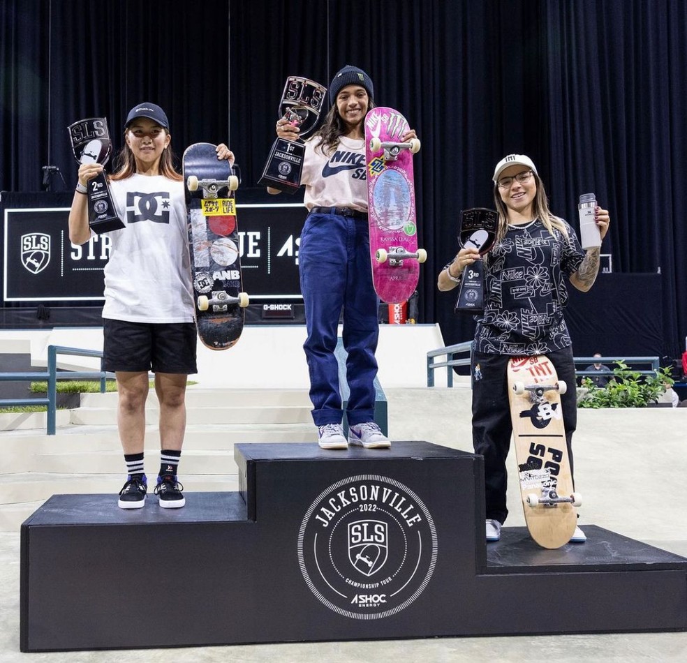 P mela Rosa e Rayssa Leal disputam a 2 etapa da SLS em Seattle