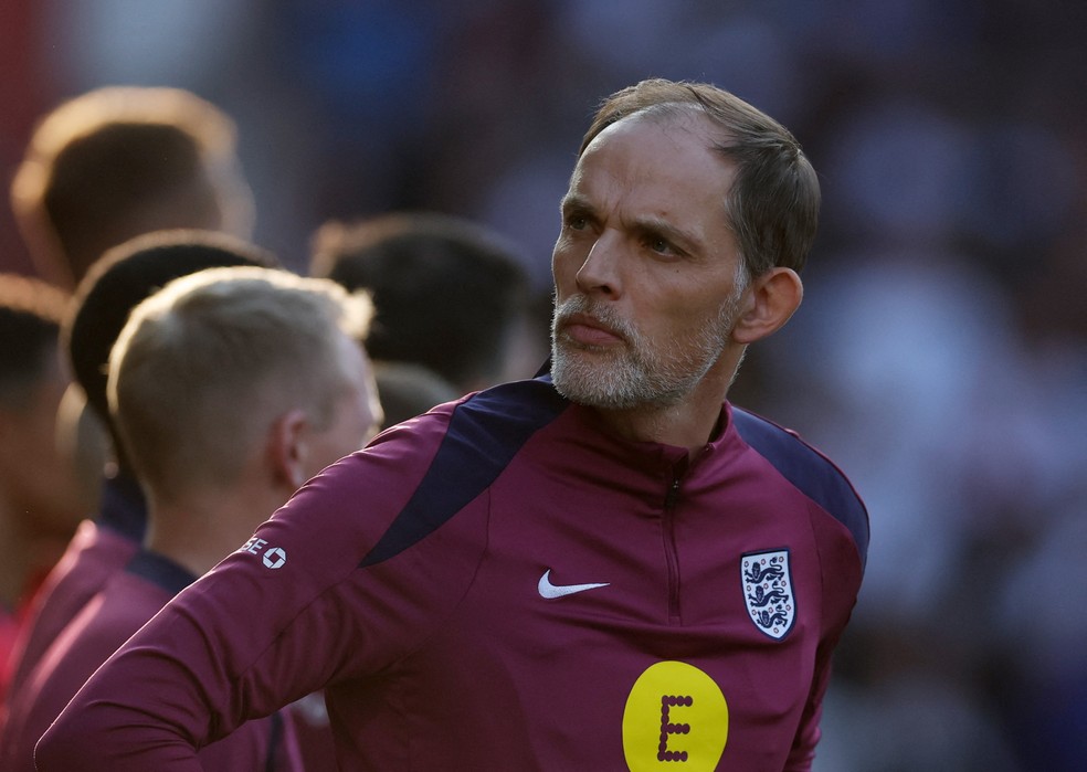 Thomas Tuchel no amistoso entre Inglaterra e Senegal — Foto: REUTERS