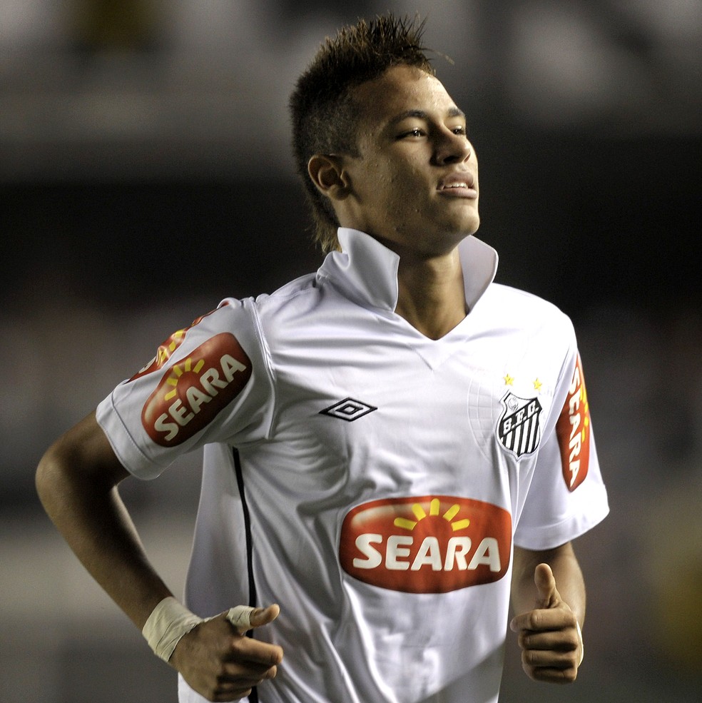 Neymar, Santos FC  — Foto: AFP