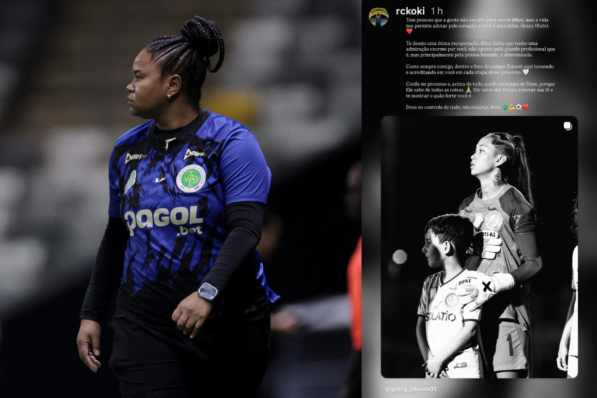 Goleira Grazy do Atlético-PI em ação