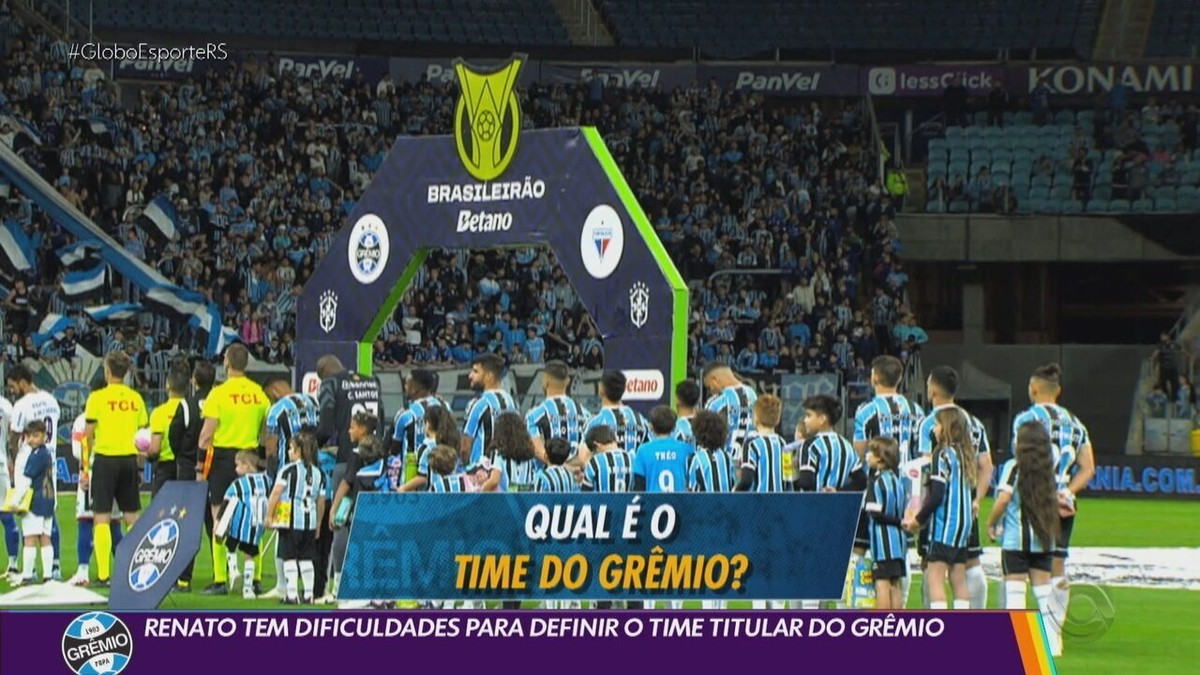 Grêmio planeja lotar Arena e se afastar da zona de rebaixamento.