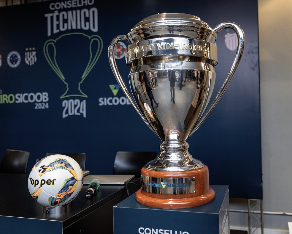 Troféu Campeonato Mineiro 2024 — Foto: Tiago Trindade