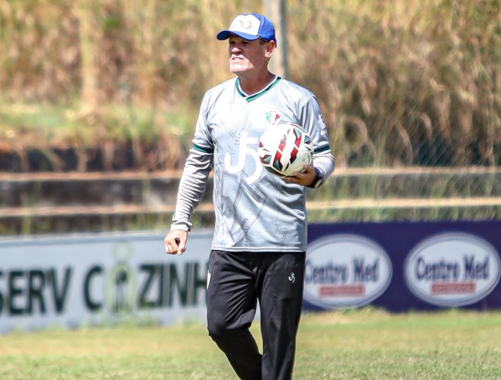 Ito Roque, técnico do Fluminense-PI — Foto: Gusttavo Sousa | Fluminense E.C.