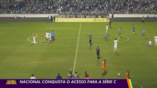 Nacional conquista o acesso para à Série C - Programa: Globo Esporte AM 
