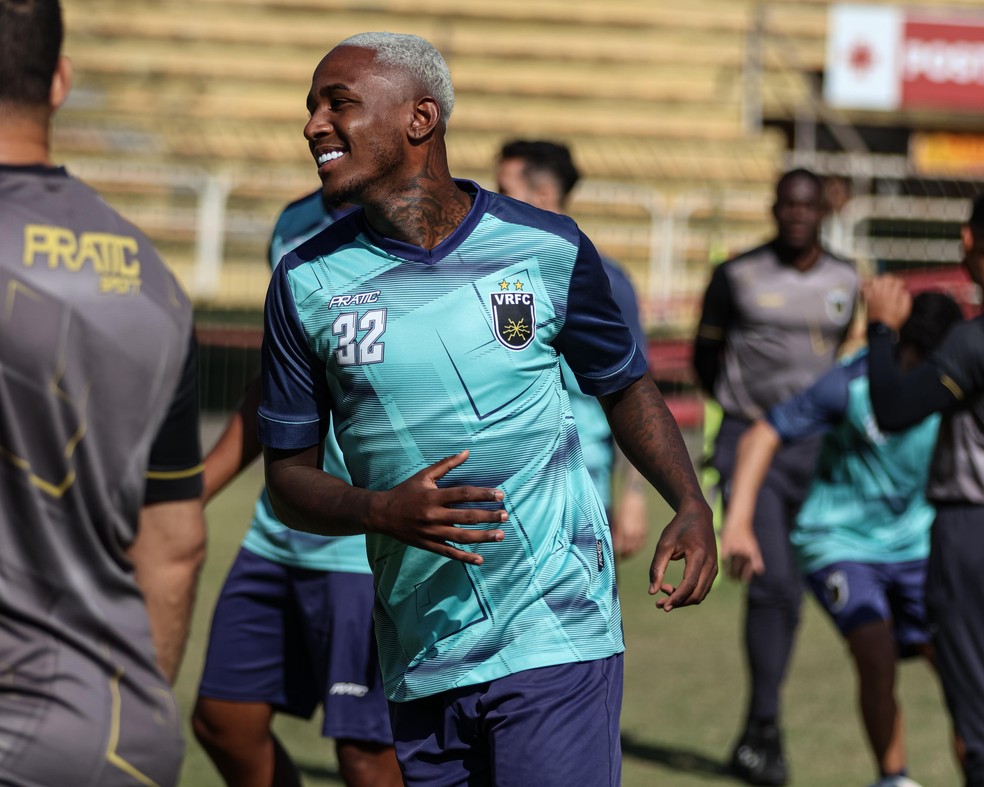 João Pedro atacante estava emprestado pelo Cruzeiro ao Volta Redonda — Foto: Anderson Mendes / COMKT VRFC
