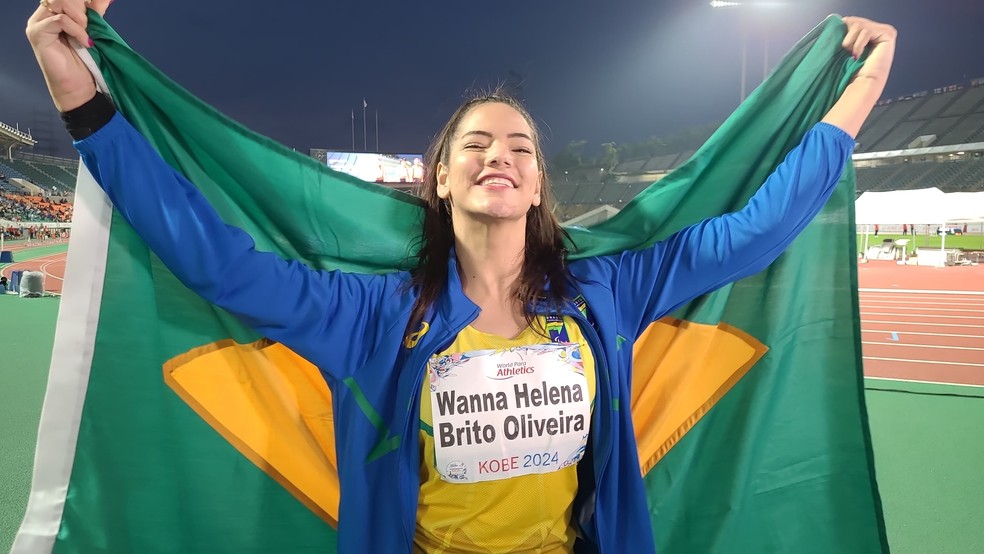 Wanna Brito conquistou o segundo ouro dela no Mundial, desta vez, no arremesso de peso F32 — Foto: Divulgação/CPB