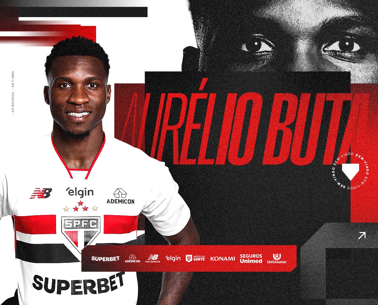 São Paulo fecha contrato com lateral Aurélio Buta por uma temporada