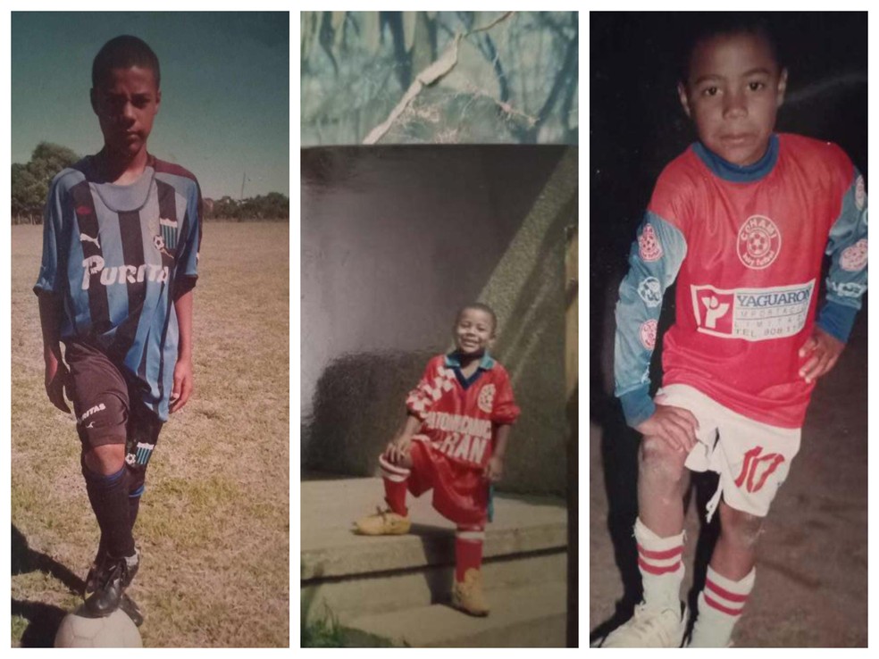 De la Cruz era conhecido como Bolita na base do Liverpool — Foto: Arquivo Pessoal