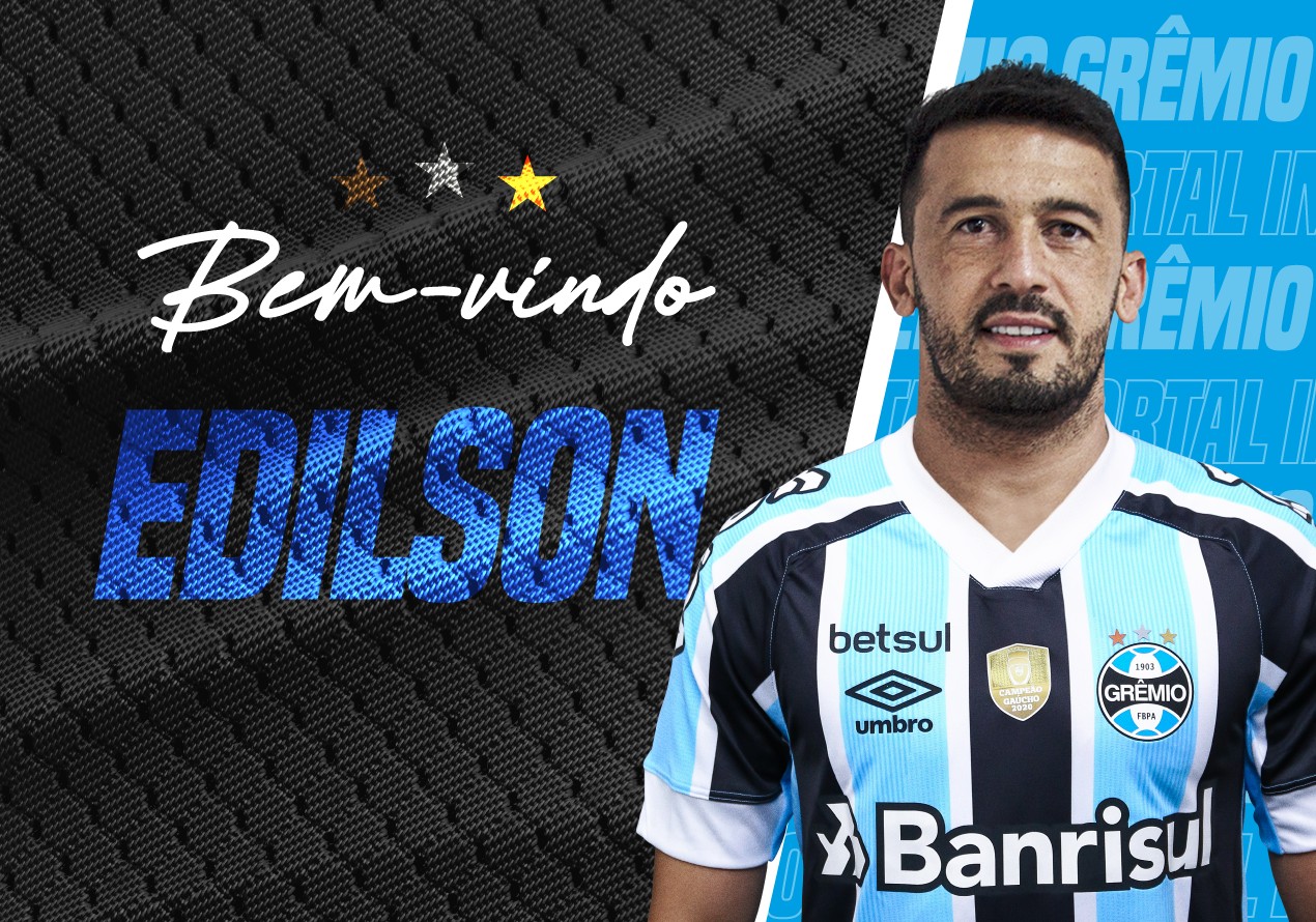 Grêmio oficializa o retorno de Edilson até o fim da temporada | Ge