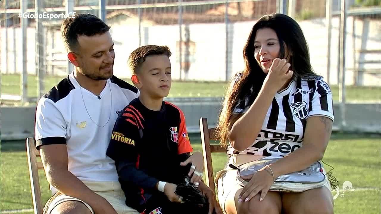 Conheça João Lucas, fã de goleiro do Ceará, que viralizou após ajuda de Luciano Huck
