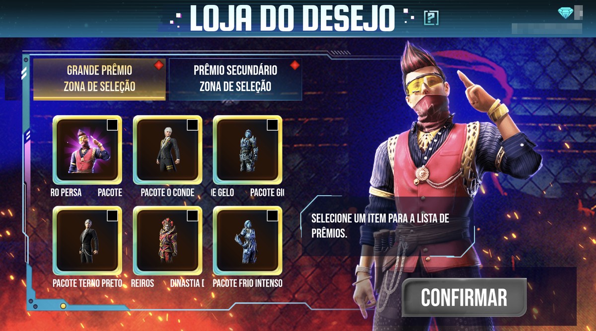 Free Fire: Loja do Desejo traz Conjunto Ciborgue Azul, free fire