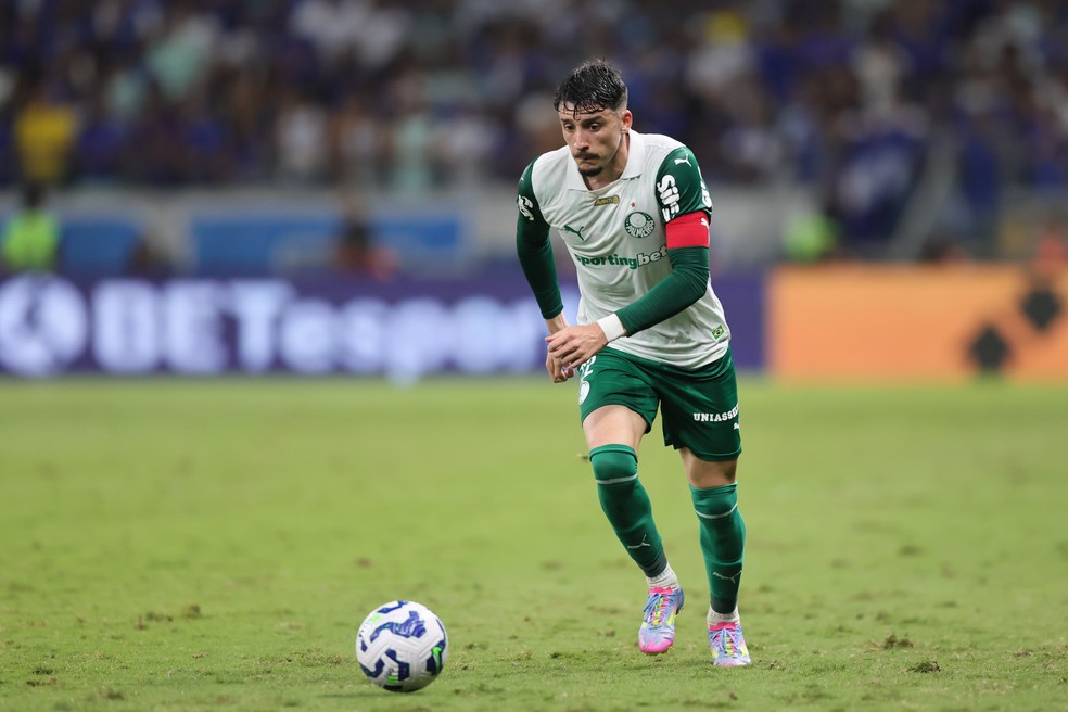 Piquerez em Cruzeiro x Palmeiras — Foto: Gilson Lobo/AGIF
