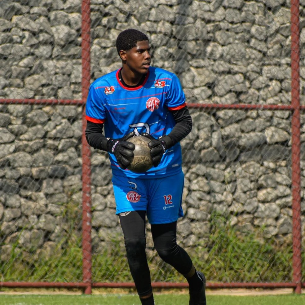 Yuri Lima, goleiro do VEC — Foto: Arquivo Pessoal