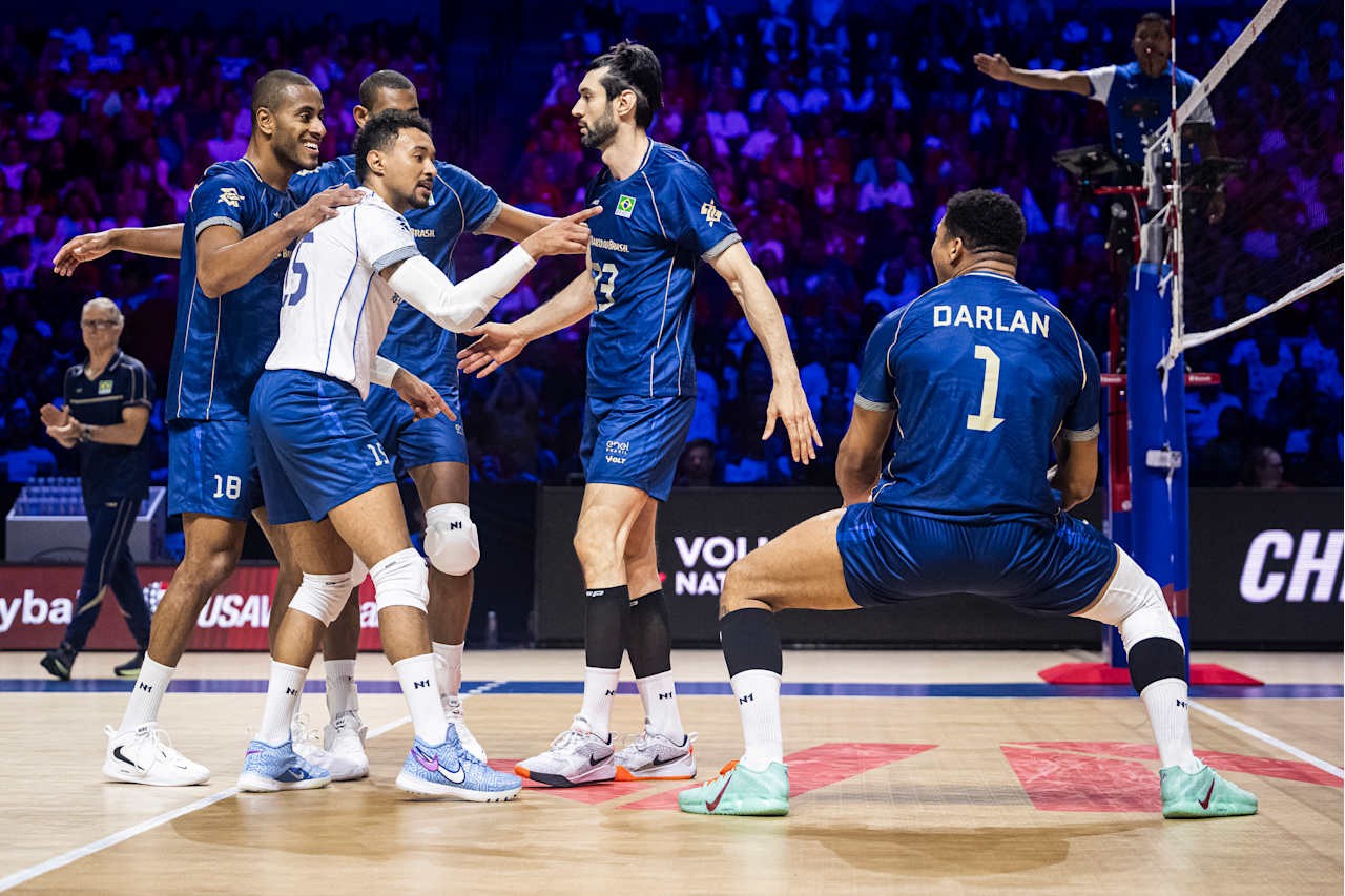 Brasil pode ser eliminado da Liga antes de jogar último jogo; veja cenários