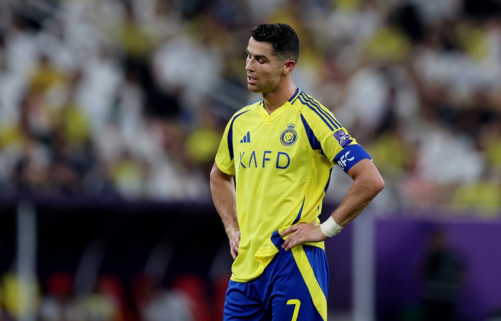 Cristiano Ronaldo tem contrato com o Al-Nassr até 30 de junho — Foto: Getty Images
