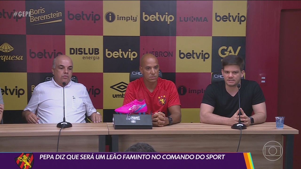 Pepa diz que será um 'leão faminto' no comando do Sport