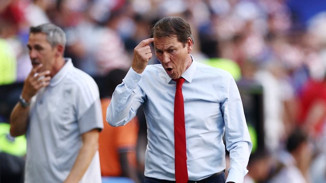 Rudi Garcia em Bélgica x Estados Unidos