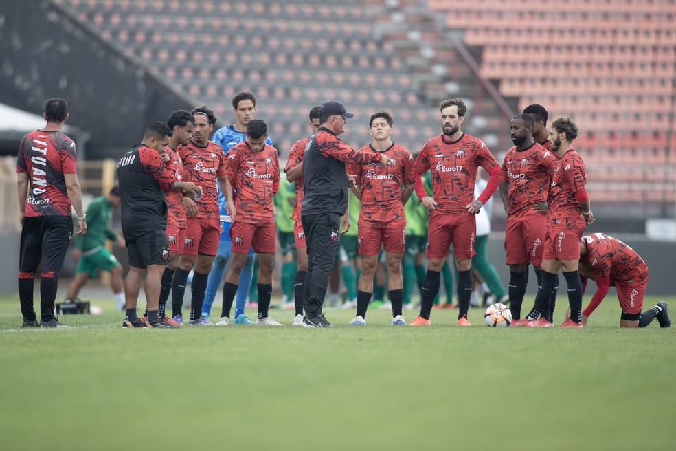 Mazola Júnior comanda Ituano em jogo-treino — Foto: Flávio Torres/Ituano FC