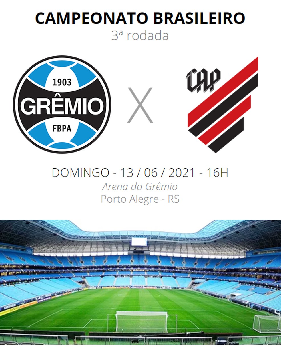 Atlético-MG x Grêmio: como assistir AO VIVO na web, escalações e arbitragem