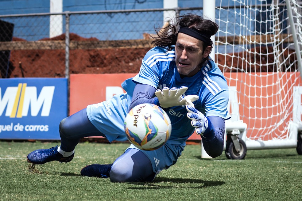 Cássio, Cruzeiro — Foto: Gustavo Aleixo/Cruzeiro