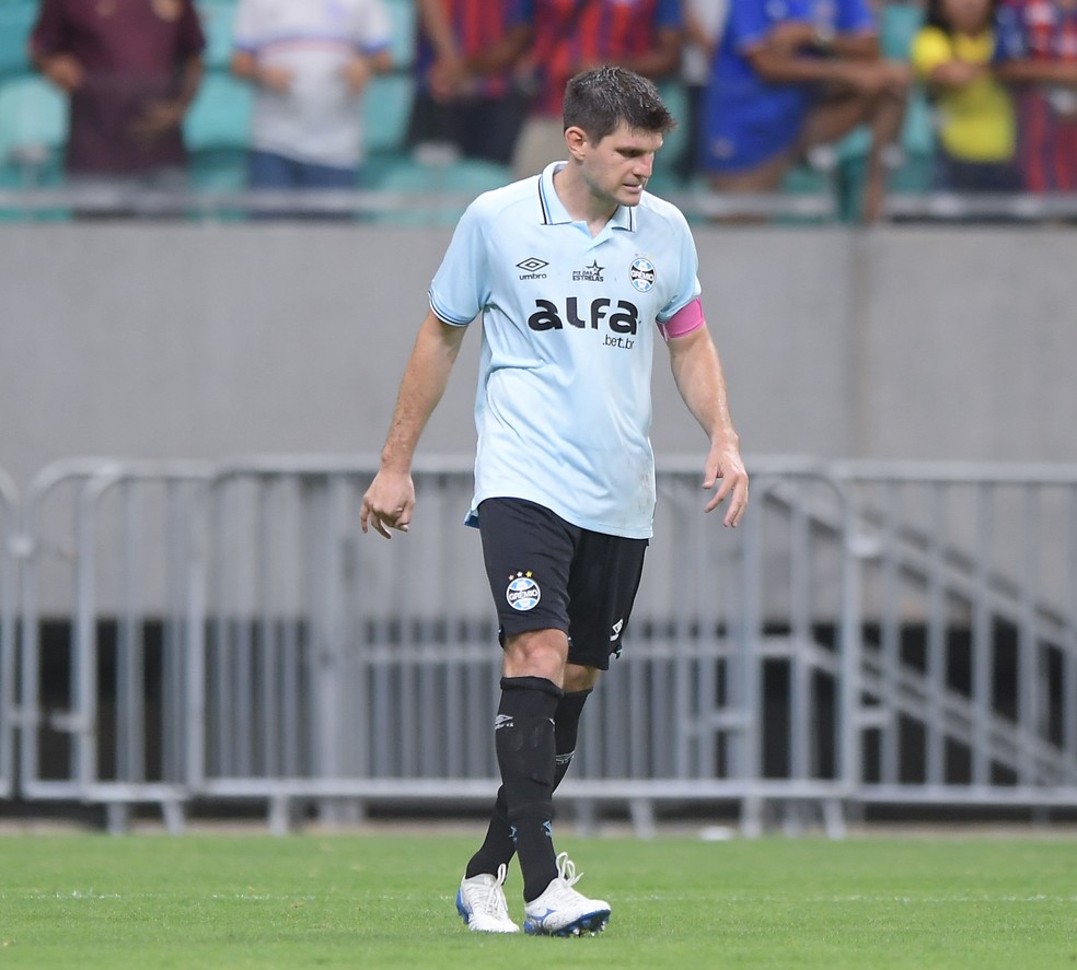 Kannemann em Bahia 4x0 Grêmio — Foto: Jhony Pinho/AGIF