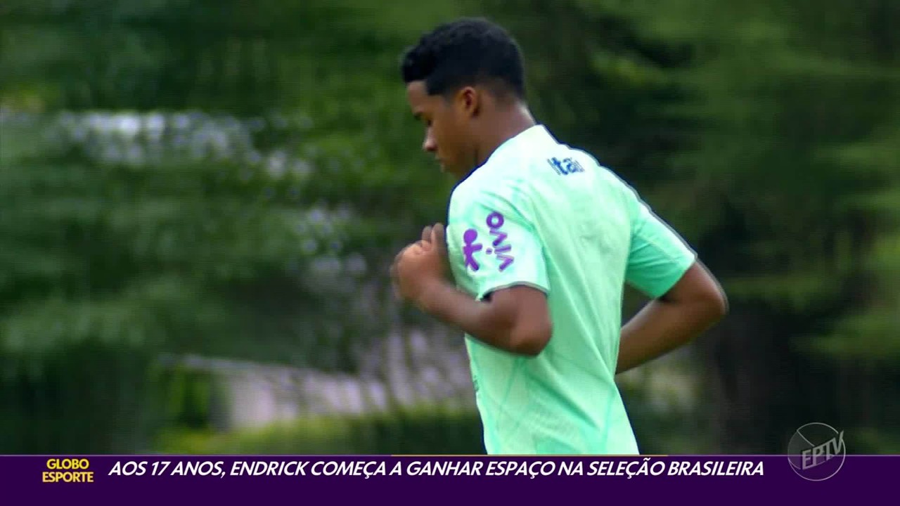 Aos 17 anos, Endrick começa a ganhar espaço na Seleção Brasileira