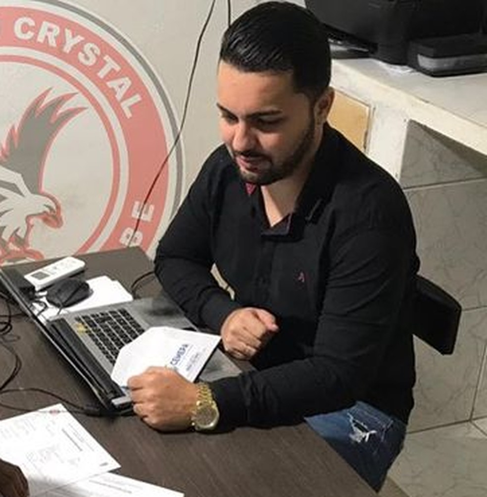 Arthur Ferreira, diretor do São Paulo Crystal, representou o clube na reunião — Foto: Divulgação / São Paulo Crystal 