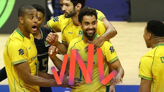 Confira a tabela da Liga das Nações Masculina de vôlei
