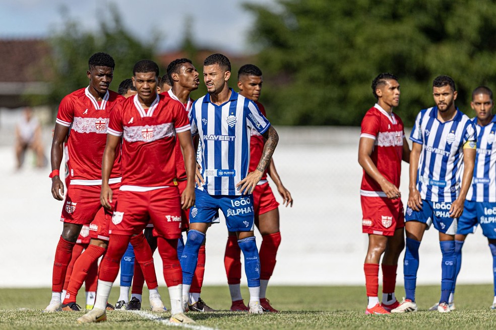 CSA e CRB jogam pela Copa Alagoas — Foto: Allan Max/ASCOM CSA