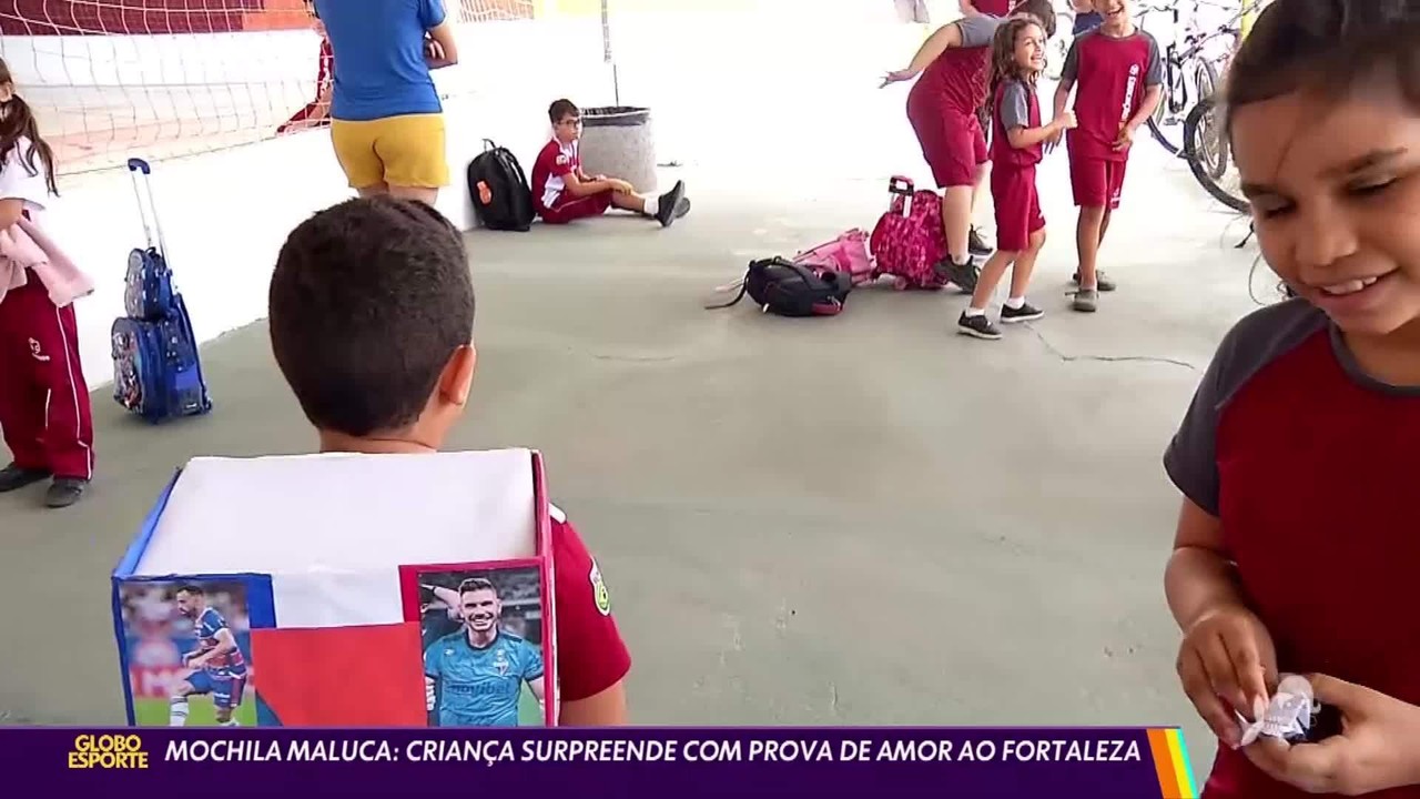 Mochila maluca: criança surpreende com provajogos online betanoamor ao Fortaleza