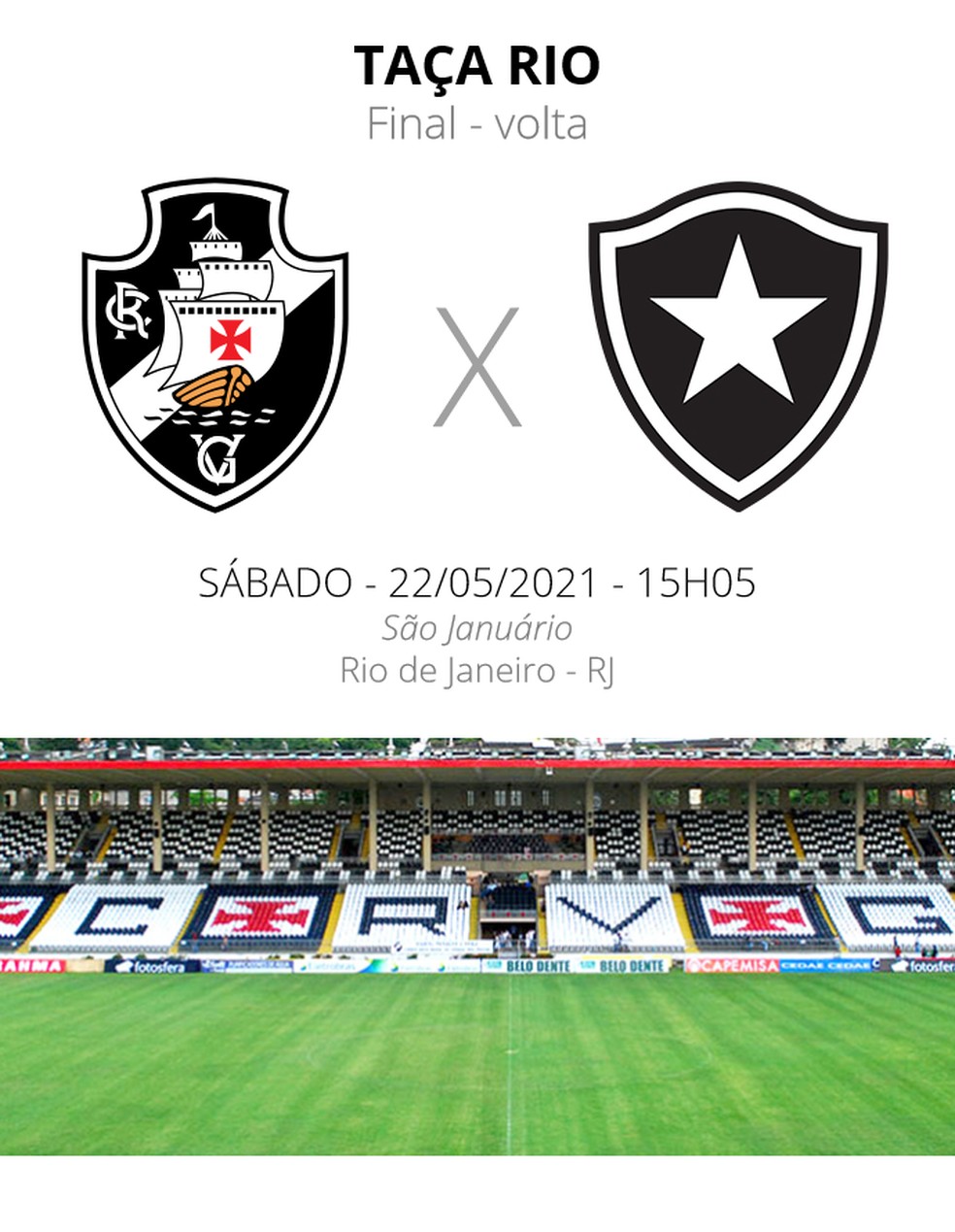 Informações sobre ingressos – Vasco x Botafogo – Vasco da Gama