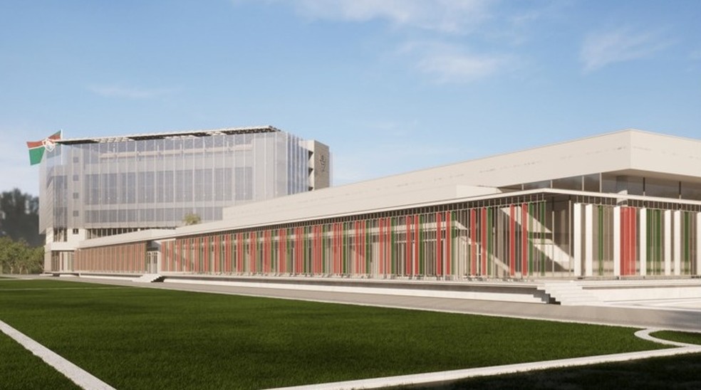 Projeto da reforma do CT Carlos Castilho — Foto: Reprodução