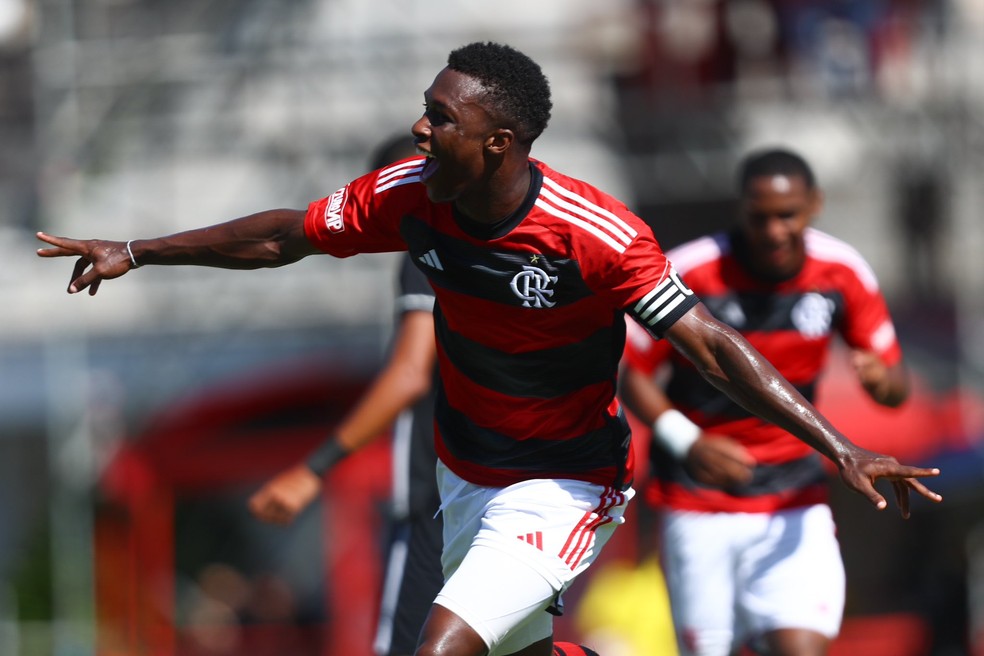 Diegão comemora um gol pelo Flamengo — Foto: Divulgação / Flamengo