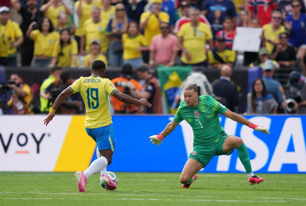 Eliminação do Brasil: Endrick perde chance clara