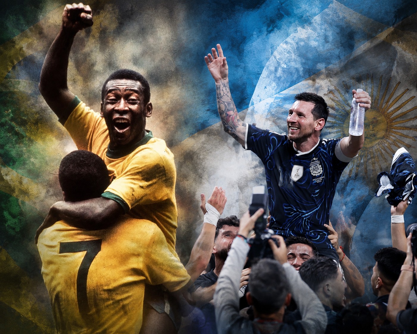 Rizek sobre comparação entre Pelé e Messi: "É a maior homenagem que o futebol pode render ao rei"