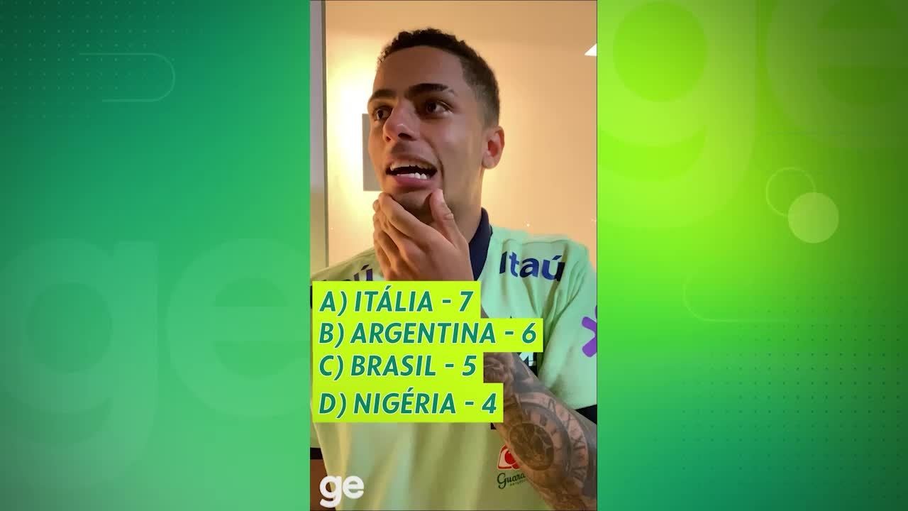 Jogadores da Seleção respondem a quiz sobre o Mundial sub-20
