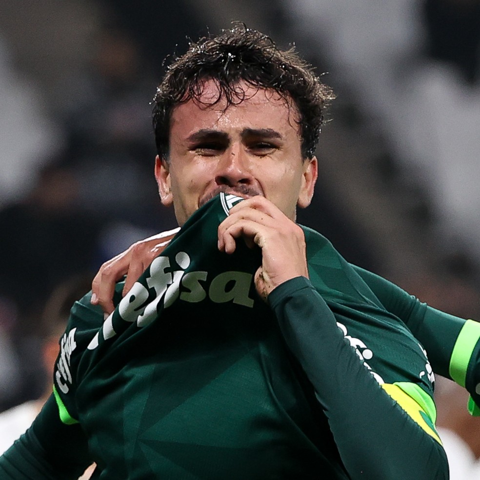 Pedro Lima comemora gol pelo Palmeiras no clássico contra o Corinthians  — Foto: Fabio Menotti/Palmeiras